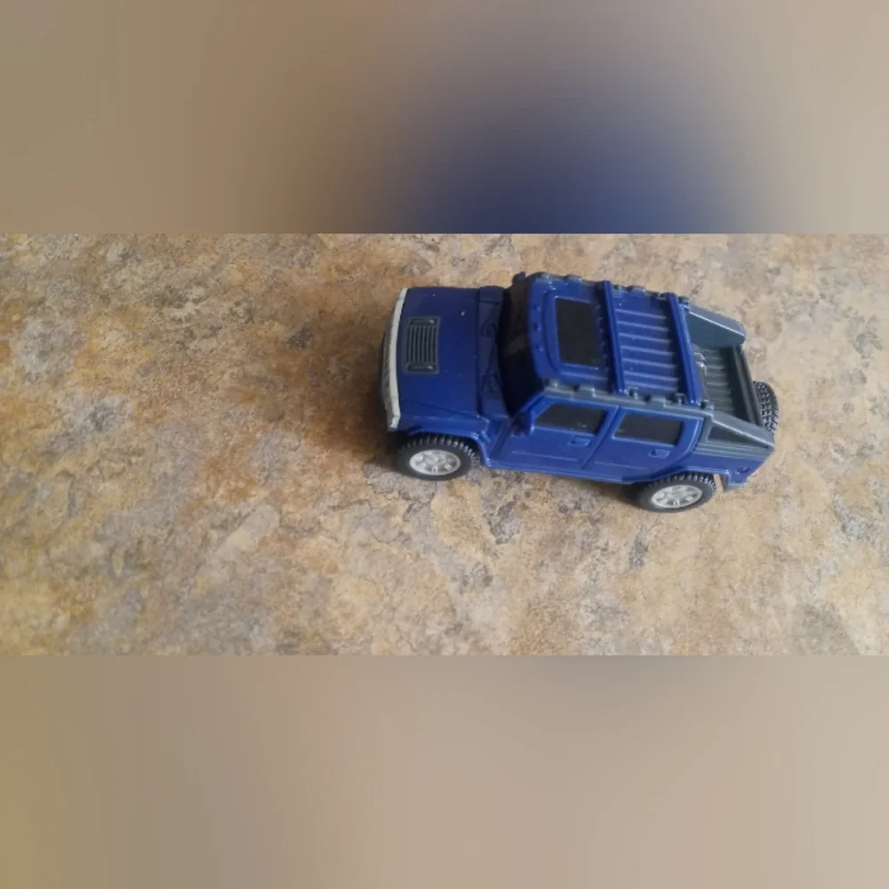 Hummer Blue Kids Toy Truck - Compact Play Vehicle